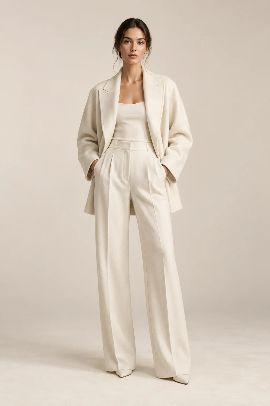 Veste ample, cachemire