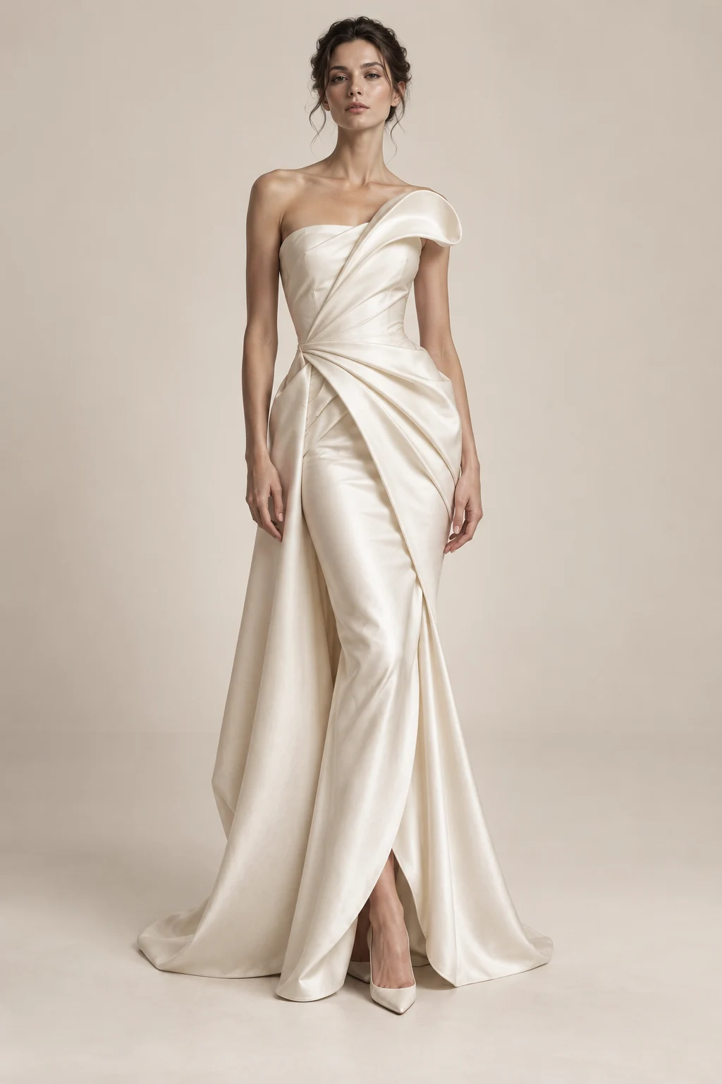 Robe du soir, soie